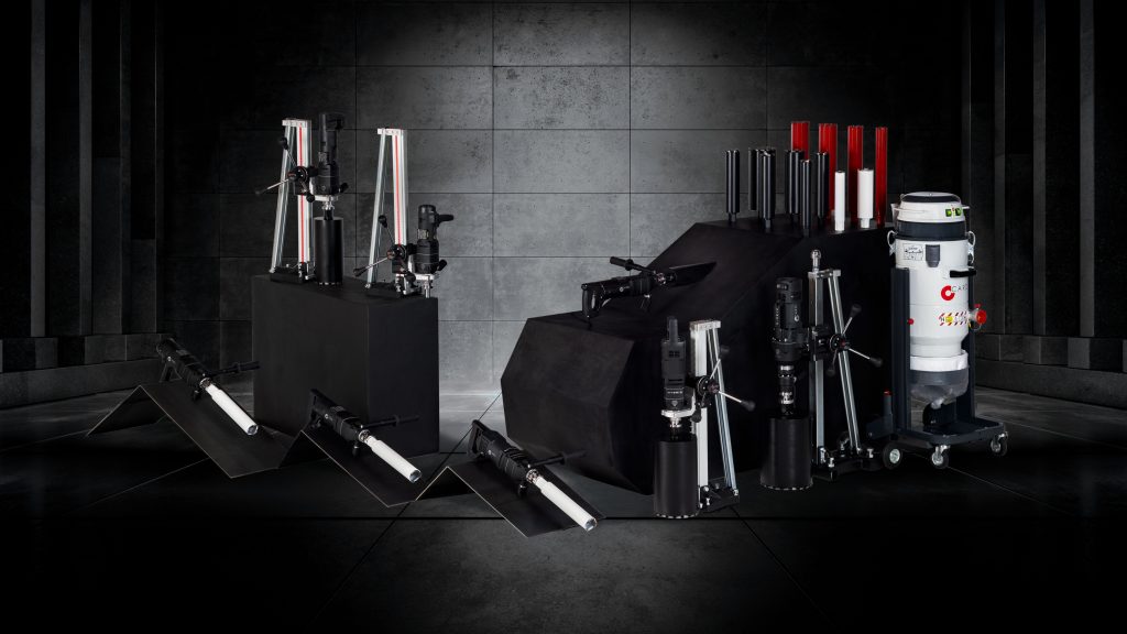 Trapani a carotaggio <br> con micro-percussione