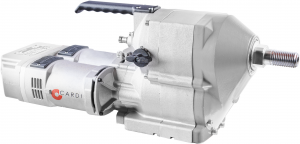 CARDI BM 1005-EL core drill motor for wet drilling on stand.