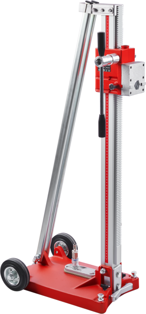 CARDI L 250 V-4 aluminum drill stand for core drill motor.