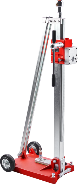 CARDI L 300 V-4 aluminum drill stand for core drill motor.