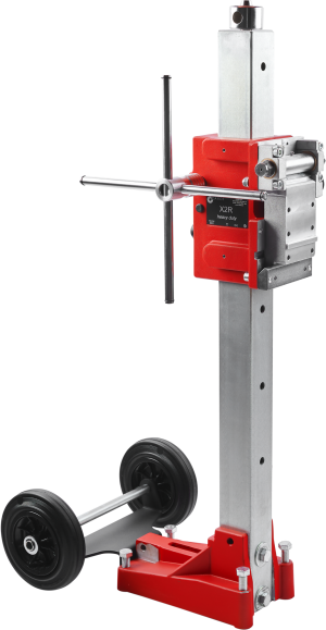 CARDI X2R drill stand for core drill motor.