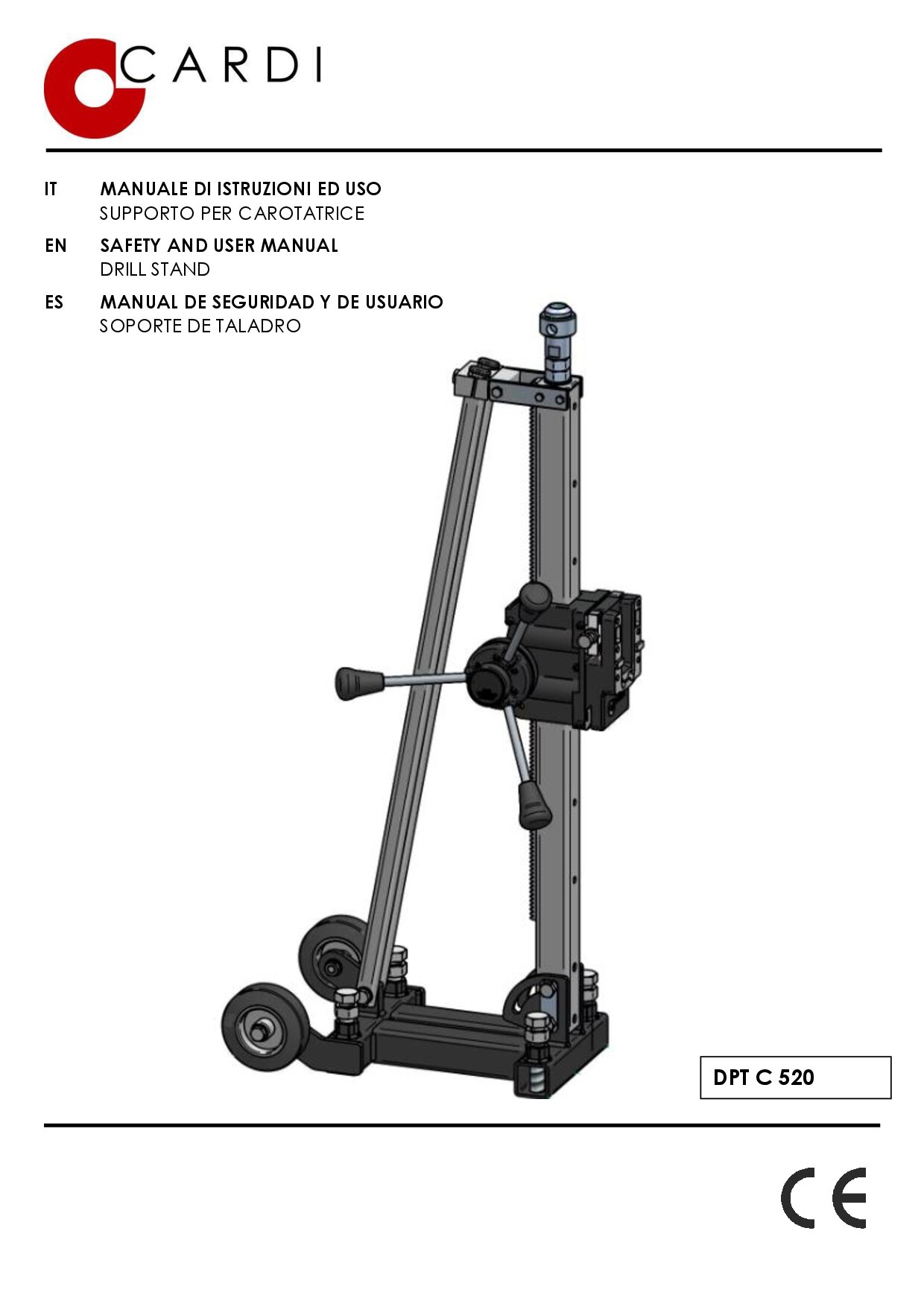 DPT C 520 CARDI Manual IT-EN-ES 20250123