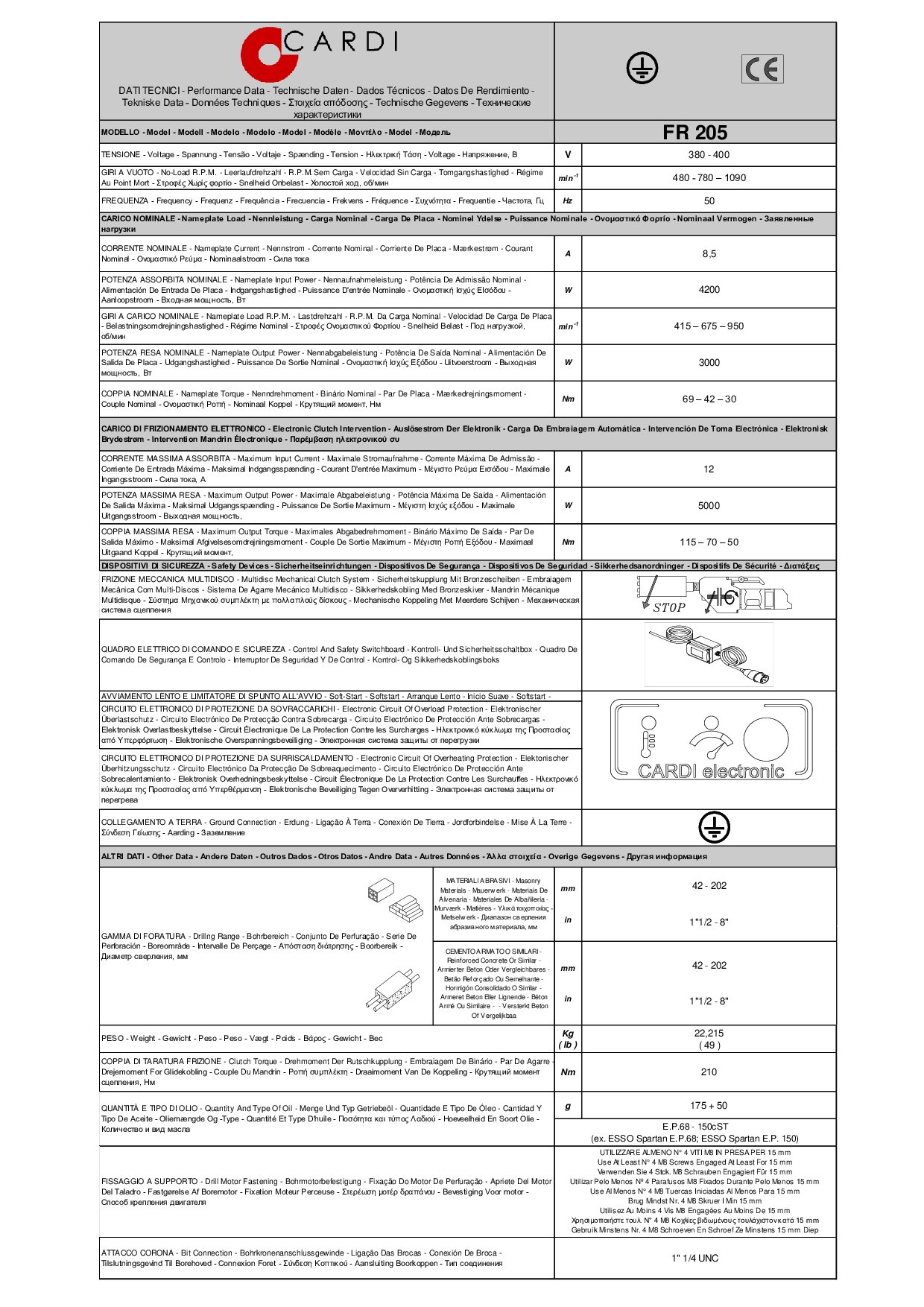 FR 205 400V Datasheet 20250109