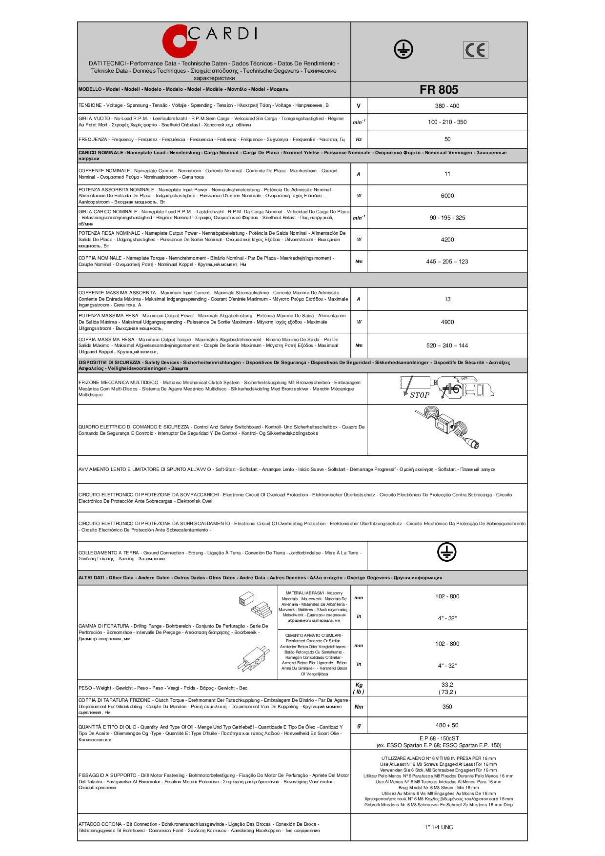 FR 805 400V Datasheet 20250109
